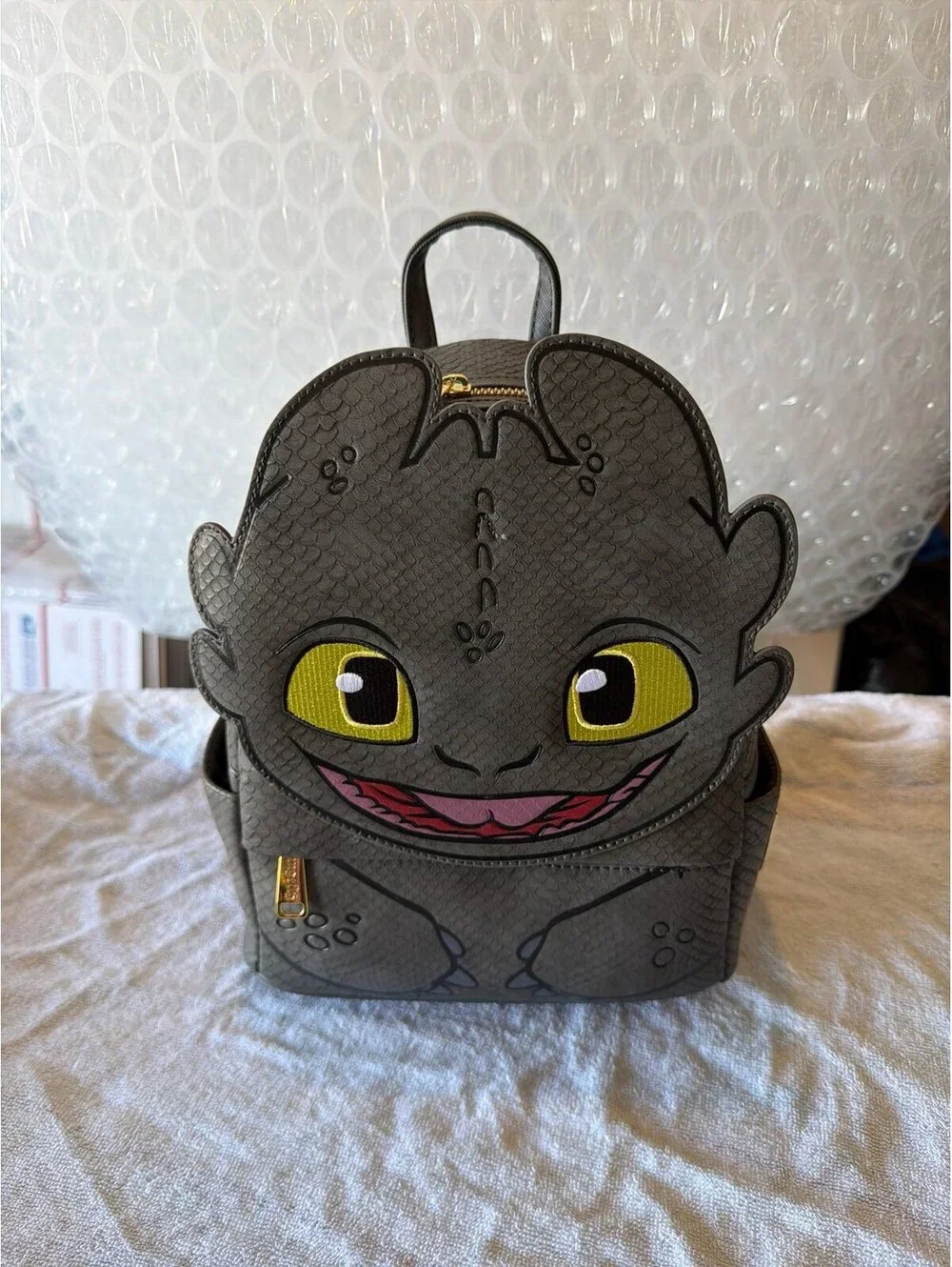 Loungefly Dreamworks How to Train Your Dragon Toothless Cosplay Backpack NWT